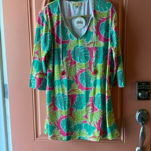 Tropical Beach Coverup